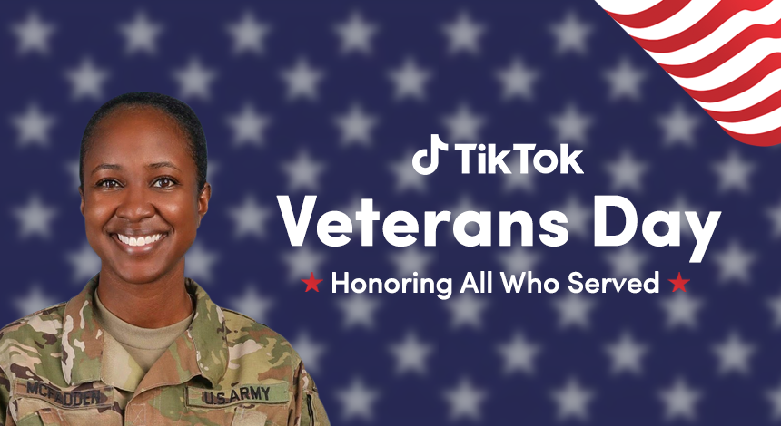Veterans Day at TikTok: Honoring Service with Jawana McFadden
